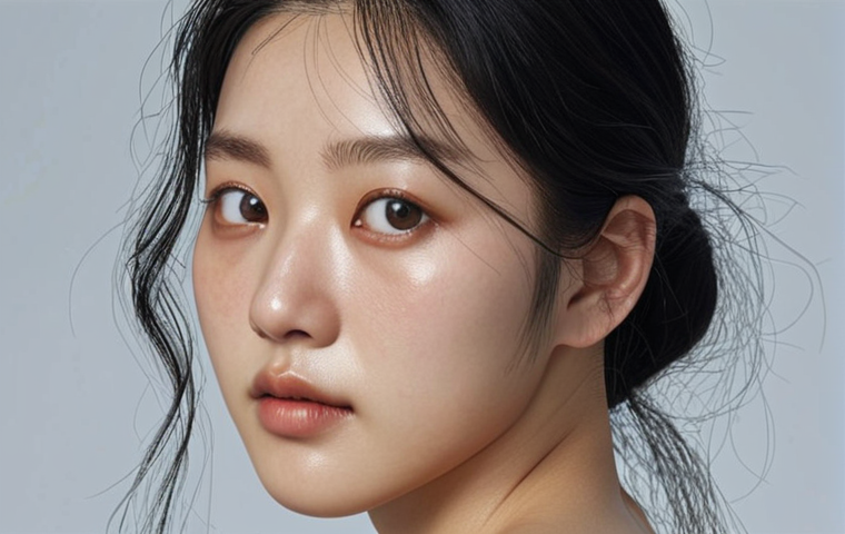 **A portrait of 정은채 showcasing her natural beauty and captivating gaze, reflecting her ability to embody diverse characters.**